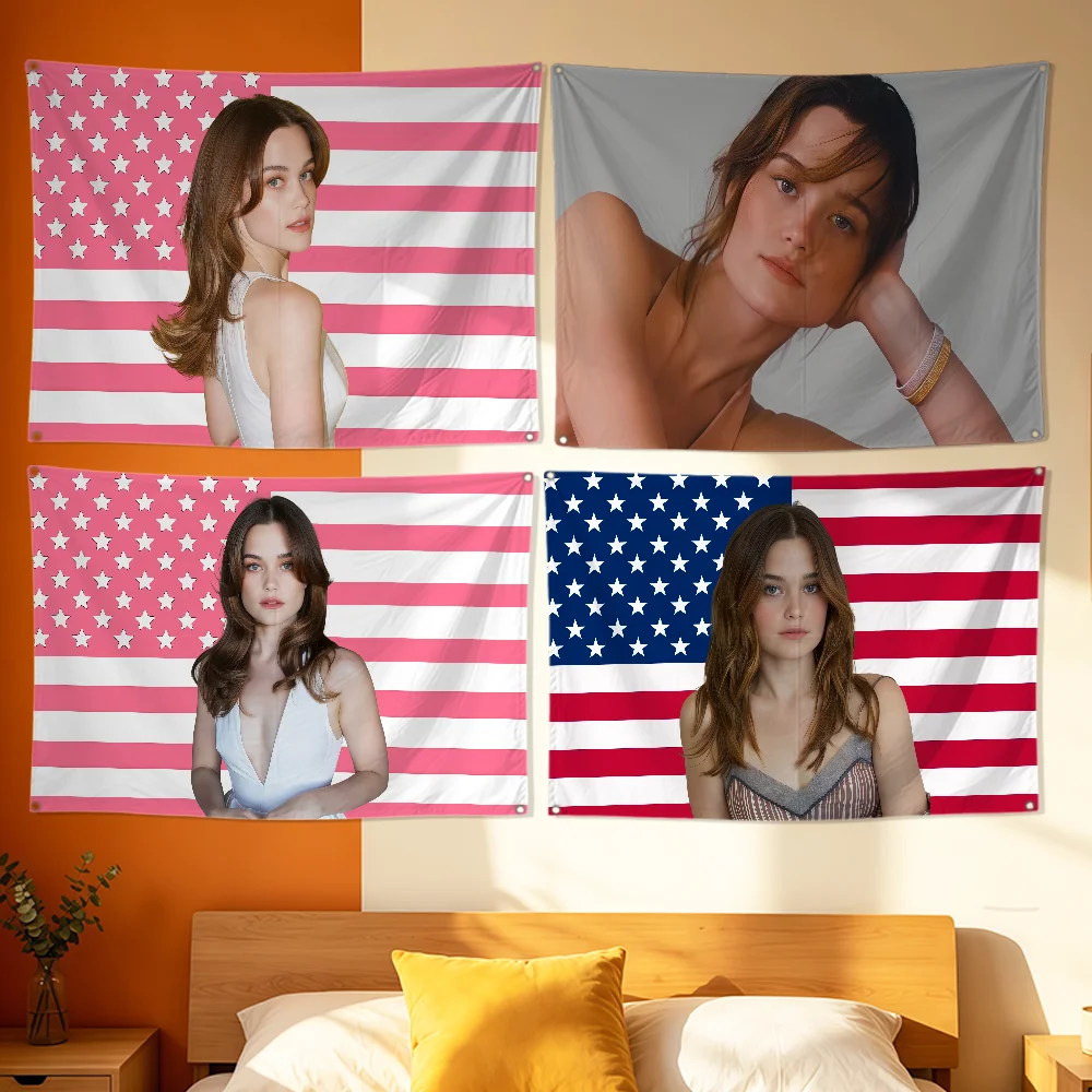 Actor S-Sarah Catherine Hook Flag Polyester Printing Banner For Bedroom Living Bar Garden Garage Wall Art Out Door Decoration