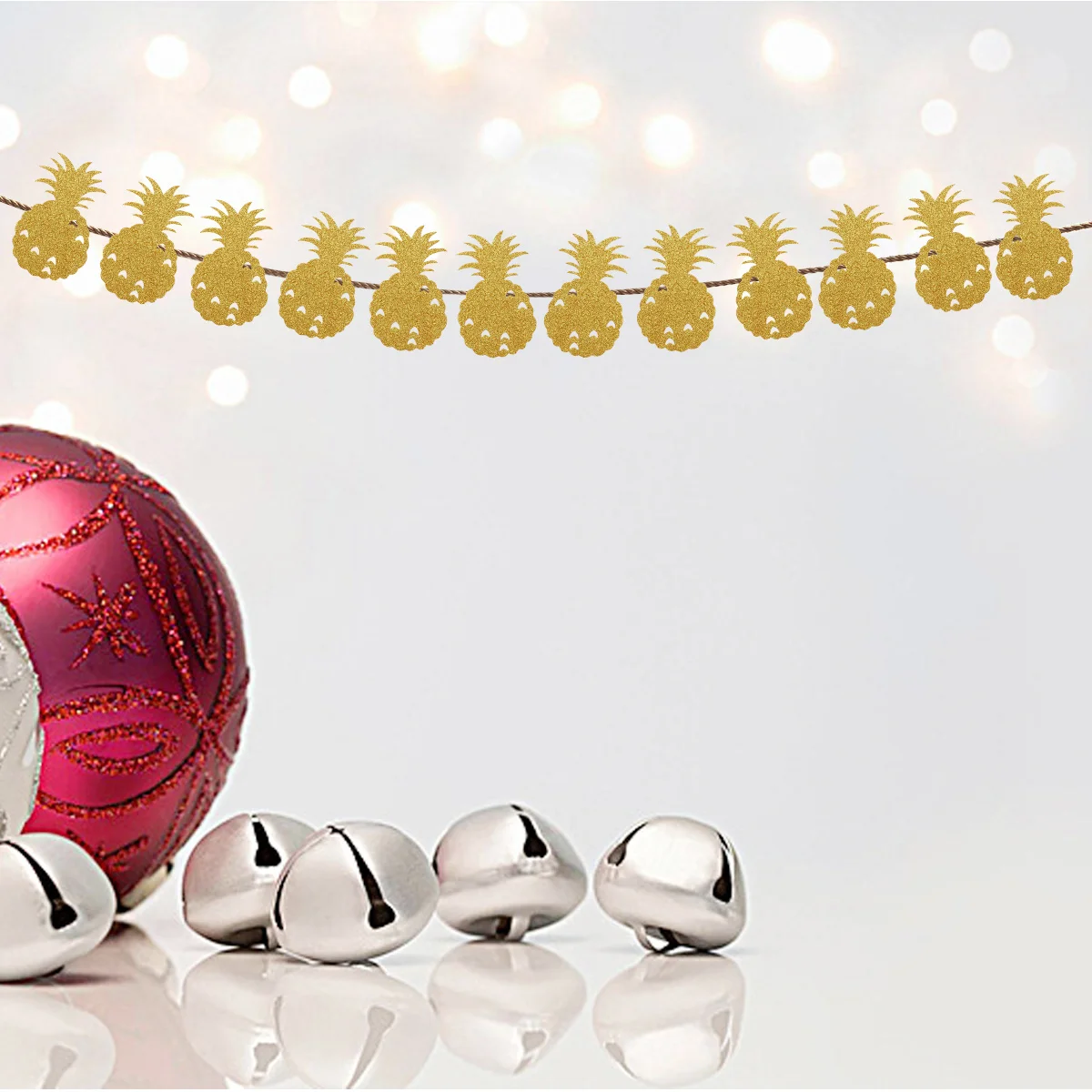 

Pineapple Tassel Garland Decor for Wedding Party Kids Room Garden Indoor Outdoor Events Banner Pennant Decoration