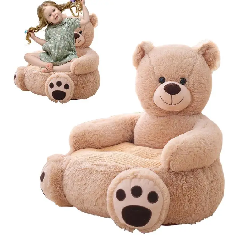 Cartoon Mooie Dieren Huid Cover Panda Eend Kids Sofa Stoel Pluche Speelgoed Seat Baby Nest Slaapbed Kussen