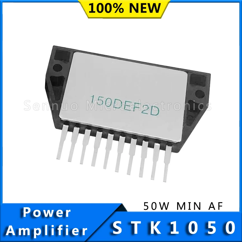 1Pcs NEW Sanyo Semicon Device STK-1050 STK1050 Thick Film Hybrid Integrated Circuit 50W min AF Power Amp Output Stage