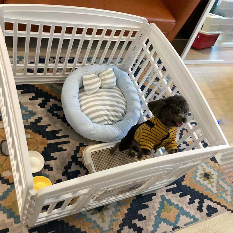 

Kennel Accessories Dog House Tent Modular Door Indoor Dog House Pet Supplies Home Fence Niche Pour Chien Dog Furniture Fg24