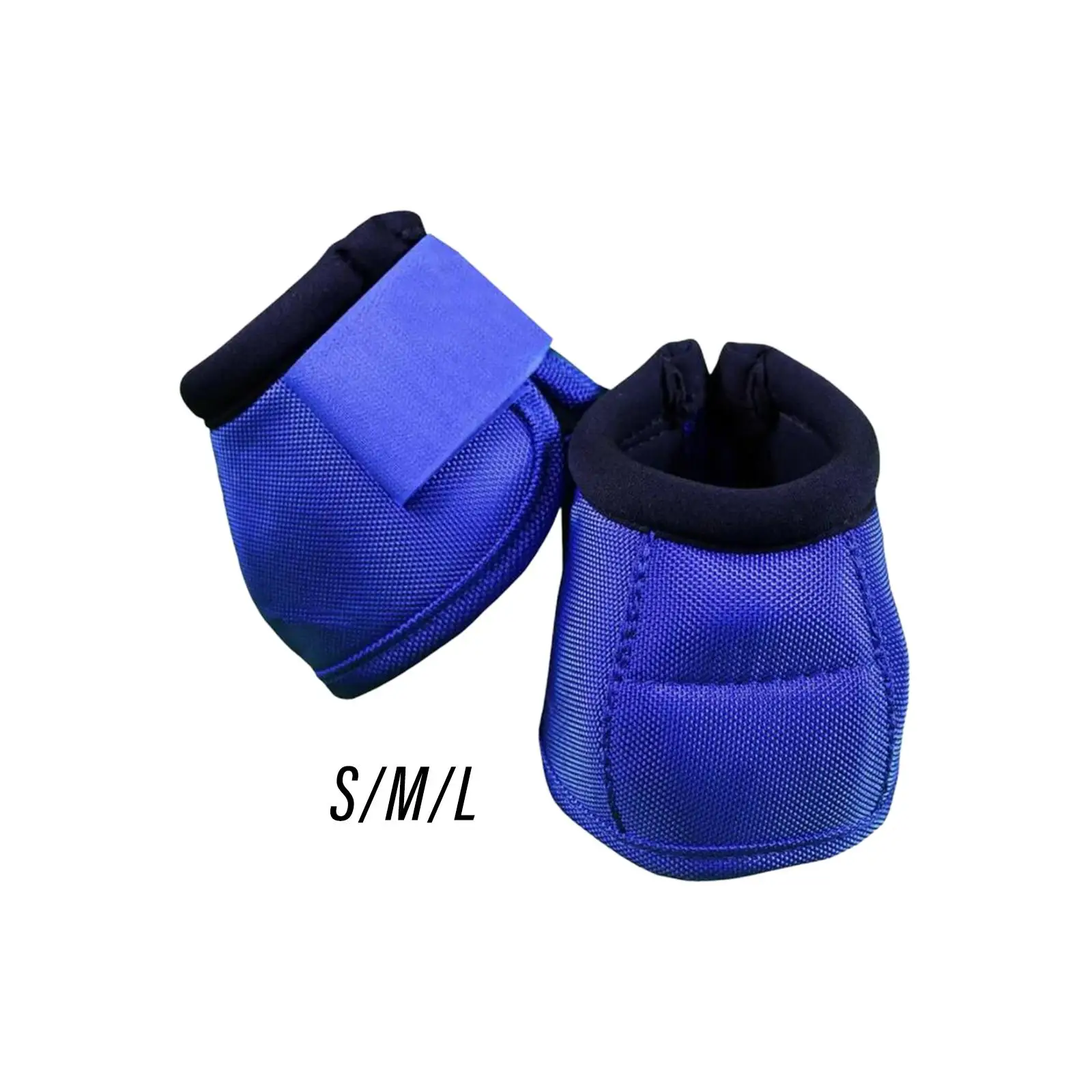 Professional 1 Pair Horses Bell Boots Protective Hoof Boot Sleeve Overreach