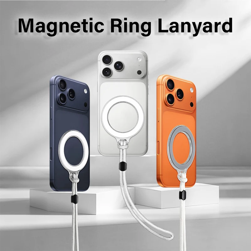 Handy-Lanyard für MagSafe Magnetring, Trageband für iPhone 17 16 15 Samsung Xiaomi, Mehrere Farboptionen – Detail 18