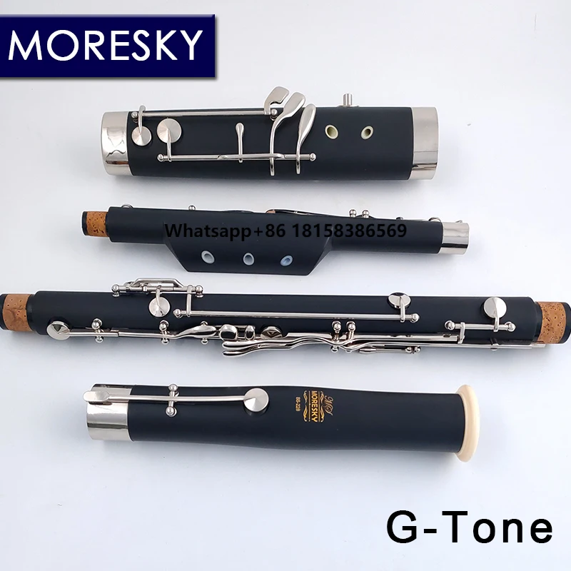 

Professional G Bassoon for Kids Musical Instrument Bakelite Body Copper Nickel Plated Keys Children Bassoon Student Beginner
