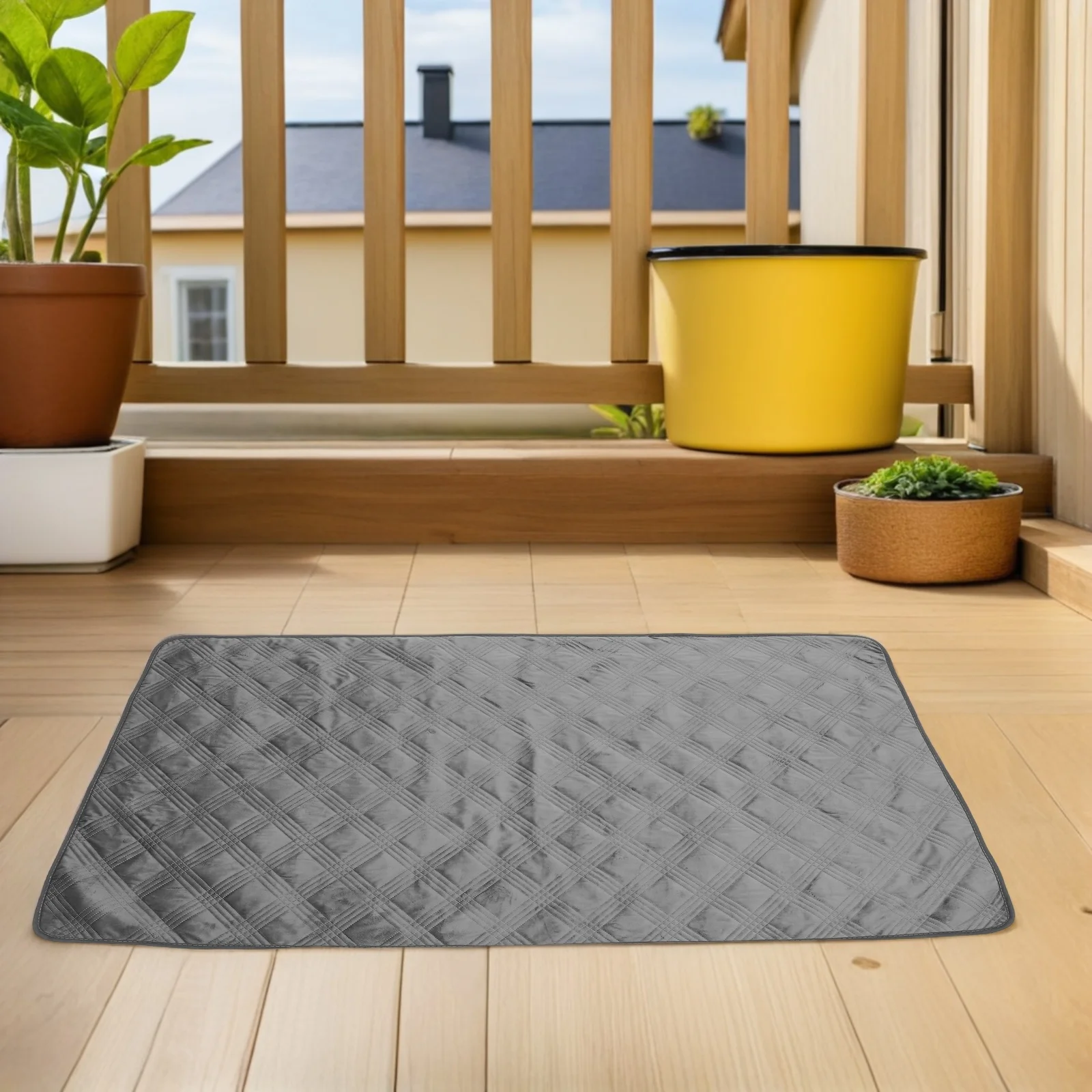 Capa de Sofá para Cães à Prova d'Água Cobertor Protetor para Cobertores de Animais de Estimação Cinza Escuro