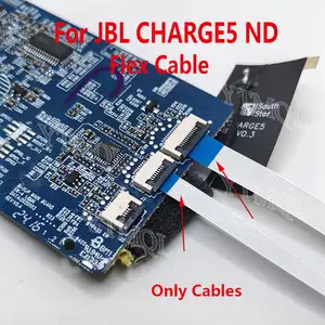Bilashmart 1 FFC FPC Built In Flexible Cable JBL CHARGE5 ND Version Flex Cable button Key Cable Charge Cable LED cable Connector