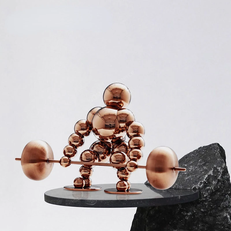 Modern Creative Office Ornament, Metal Decoration, Company Business Event Gift, Home Ornament