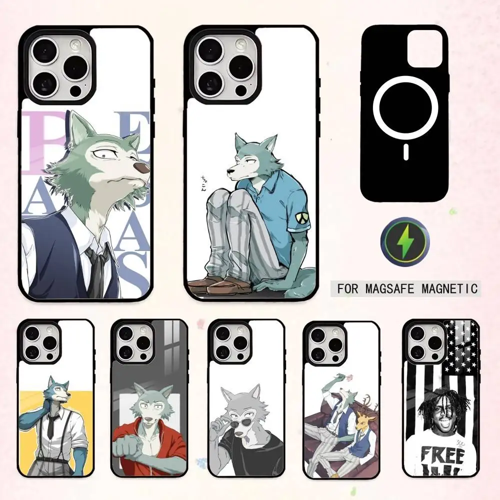 

B-BEASTARS Legoshi (3) Phone Case For iPhone17,16,15,14,13,12,11 Plus,Pro Max Magnetic For Magsafe Wireless Charging