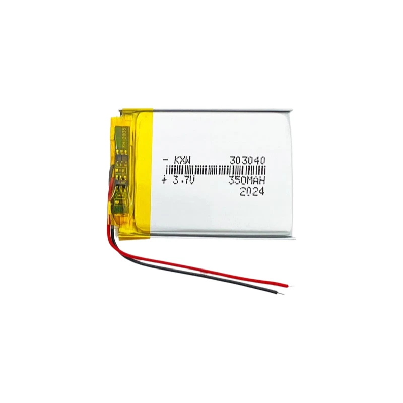 High Quality 303040 3.7V 350mAh Replaceable Battery for GPS MP3 Player Car Camera DVR Recorder  Radio Speaker Lighting
