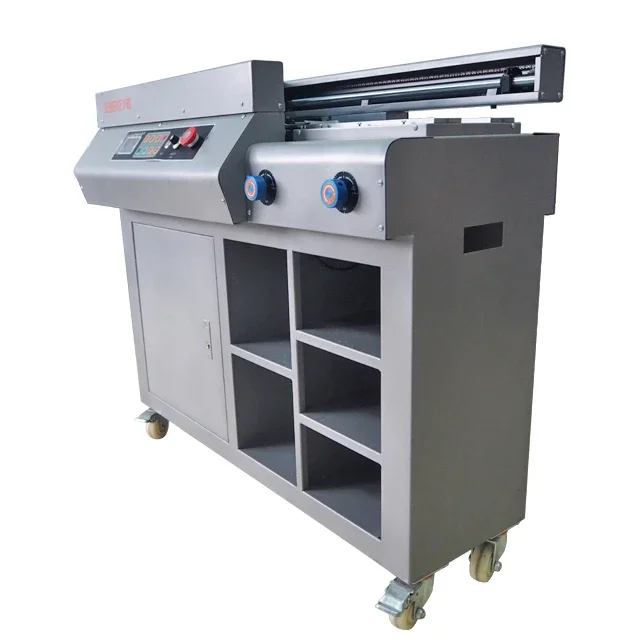 hot melt glue binding machine with A4 size wireless glue binding machine for book perfect binding machine