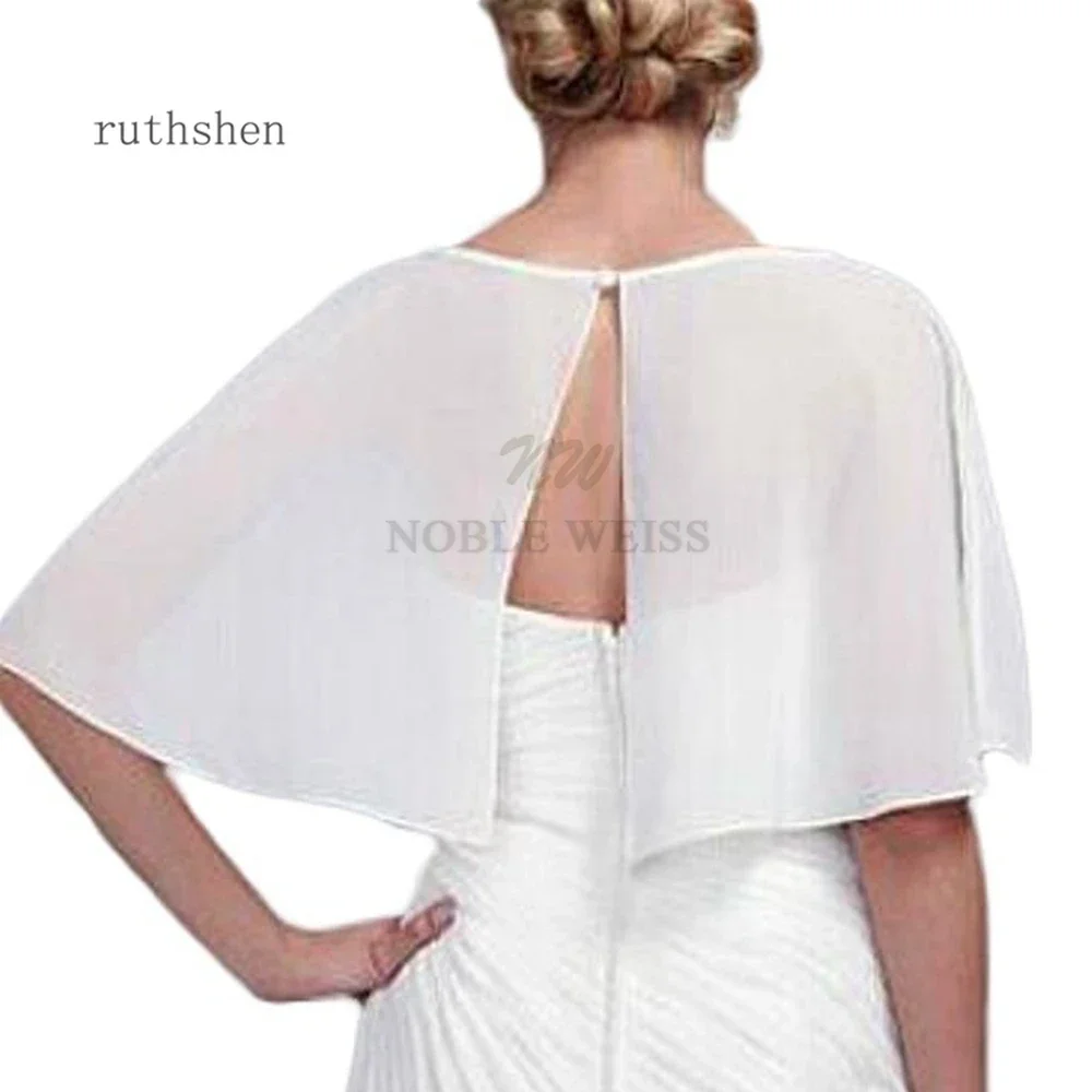 Chiffon Gauze Shawl wrapped in BOLERO Bridal Wedding jacket Customized