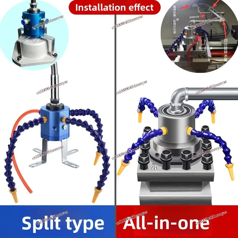 Lathe tool holder Water separator Electric turret Drill punching Cooling water outlet U