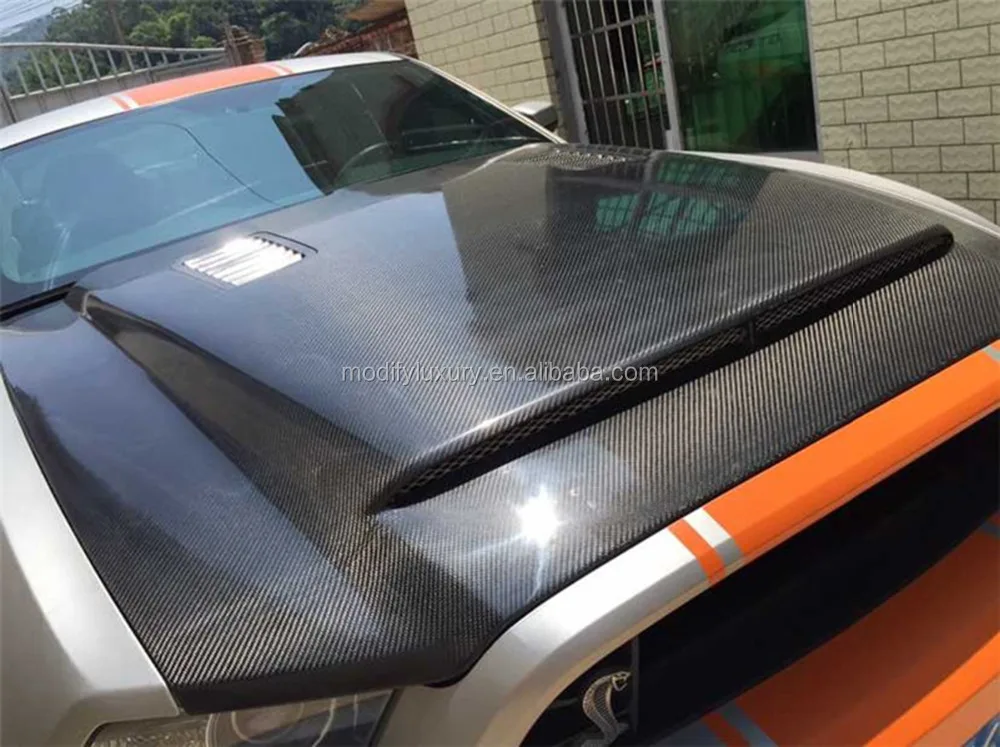 Hotselling Carbon fiber Engine Hood for Ford Mustang GT500 13~14