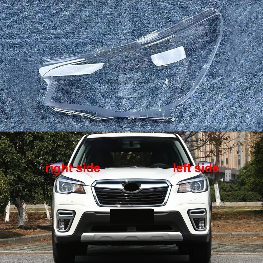 

For Subaru Forester 2019 2020 2021 Headlight Lens Cover Transparent Lampshade Headlamp Shell Plexiglass Auto Replacement Parts