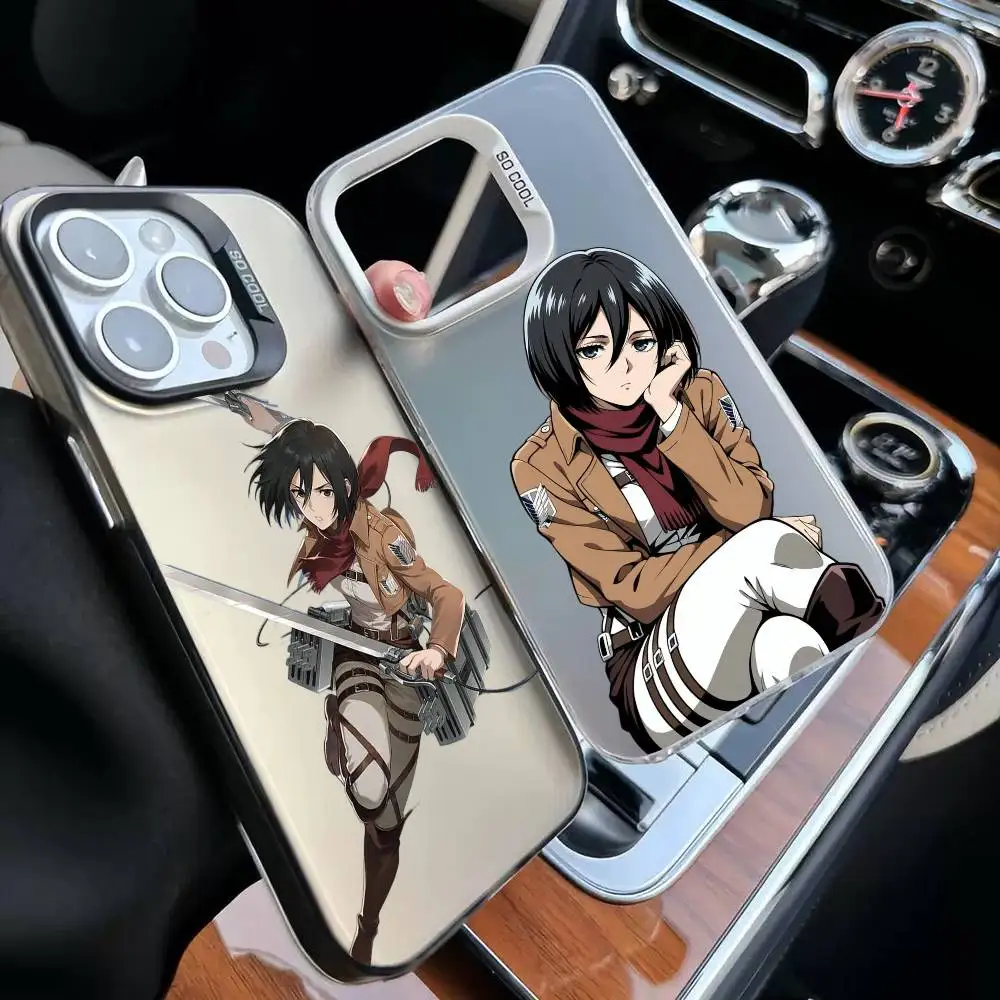 capa-de-celular-a-attack-on-titan-m-mikasa-ackerman-para-iphone-17-16-15-14-13-12-11-mini-pro-e-max-capa-branca-fosca-candy