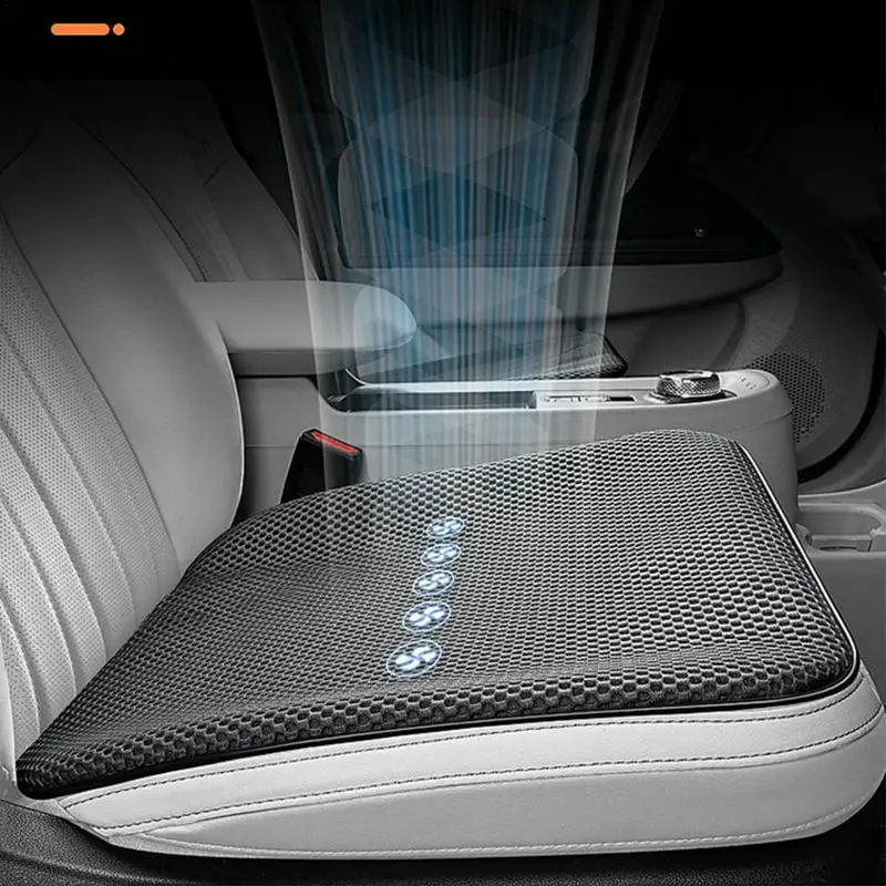 Car Seat Cooling Pad Automotive Cooler Cushion Pad Breathable Seat Pad USB Interface Car Cooler Seat Pad For Car Truck SUV