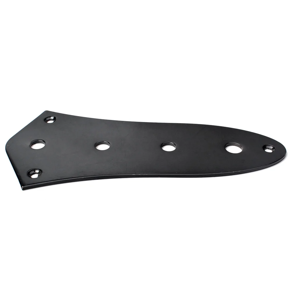 

Electric Bass Control Plate 4 Hole Blank Chrome Plated Steel Replacement Vintage Style Fit Most Models Guitar Accessory