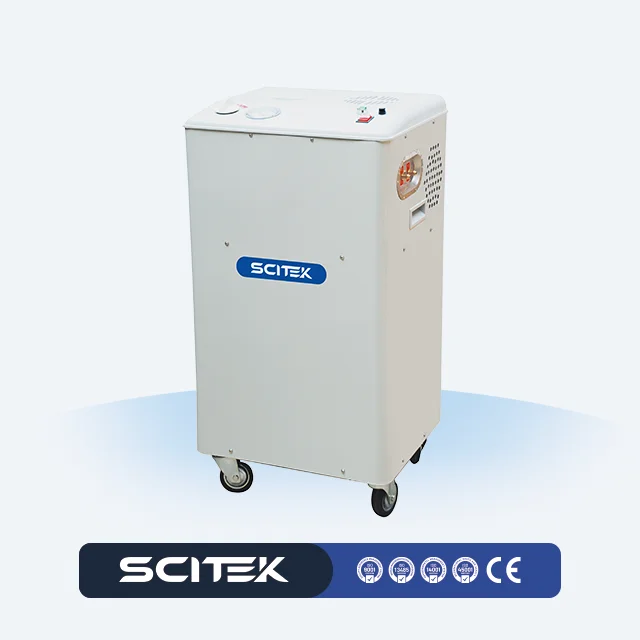 Water Circulating Vacuum Pump with 304 Stainless Steel Body 2 Exhaust Heads OEM Customizable 180W 220V