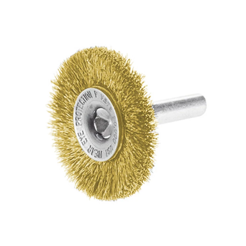 Outils de brosse de fil d'acier de retrait, perceuse d'ébavurage de roue, acier au carbone serti, tige de 1/4 ", meuleuse utile