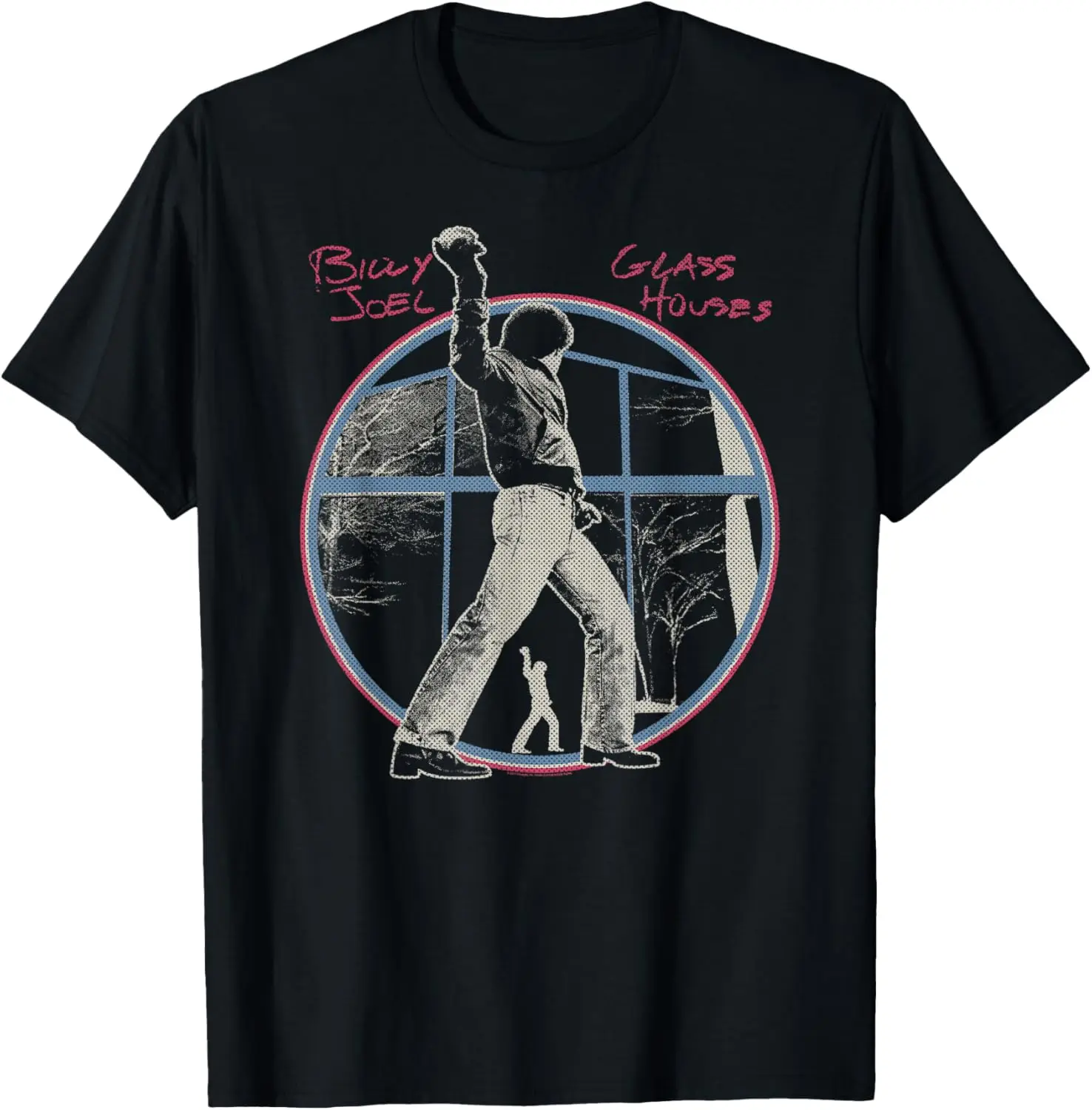 - Glass Houses T-Shirt 100% Cotton Trendy Y2K Short-Sleeve Tee – Soft, Quick-Drying, & Moisture-Wicking; Ideal Sports Casual
