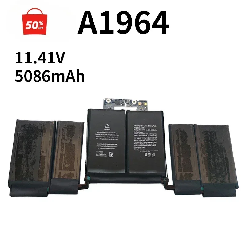 A1964 Laptop Battery for Apple MacBook Pro A1989 13