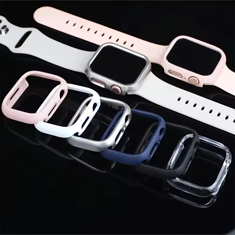 PC Case For Apple Watch Series 12 11 10 42mm 46mm Matte Hard Cover 2026 Bumper Protector for iWatch 7 8 9 41mm 45mm Accessories