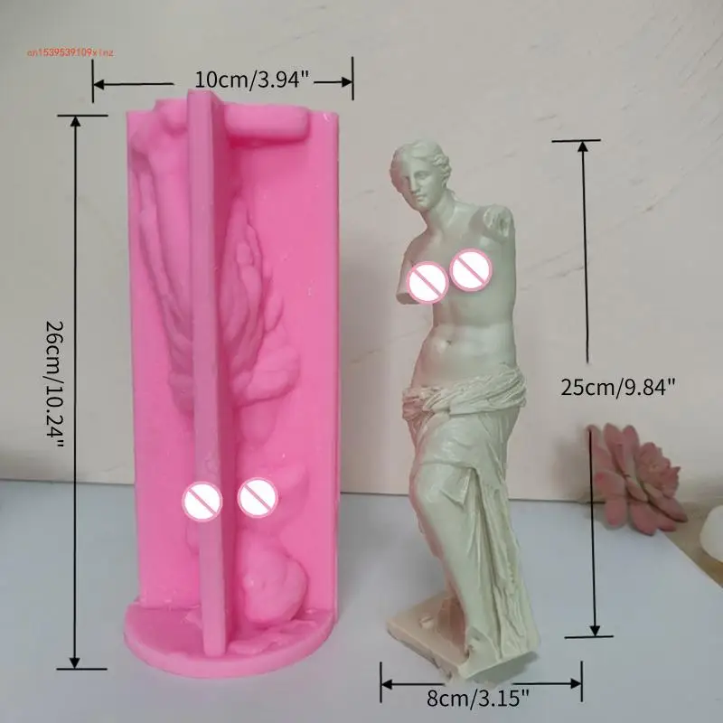 Rabbit Silicone Mold for Handmade Desktop Decoration Gypsum Epoxy Mould