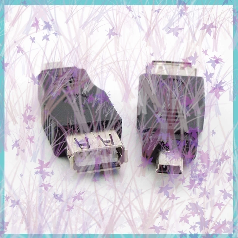 USB 2.0 A To Mini B 5-Pin Male Adapter For Android Mobile Mini Type-A B Jack Splitter Smart Phone OTG Universal Converter C4