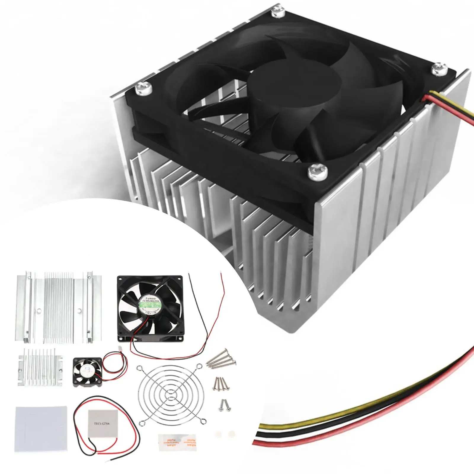12V Cooling System for Small Space, Versatile Easy to Assemble, Fridge Accessories,Easy Installation,Equipment Sturdy DIY Device