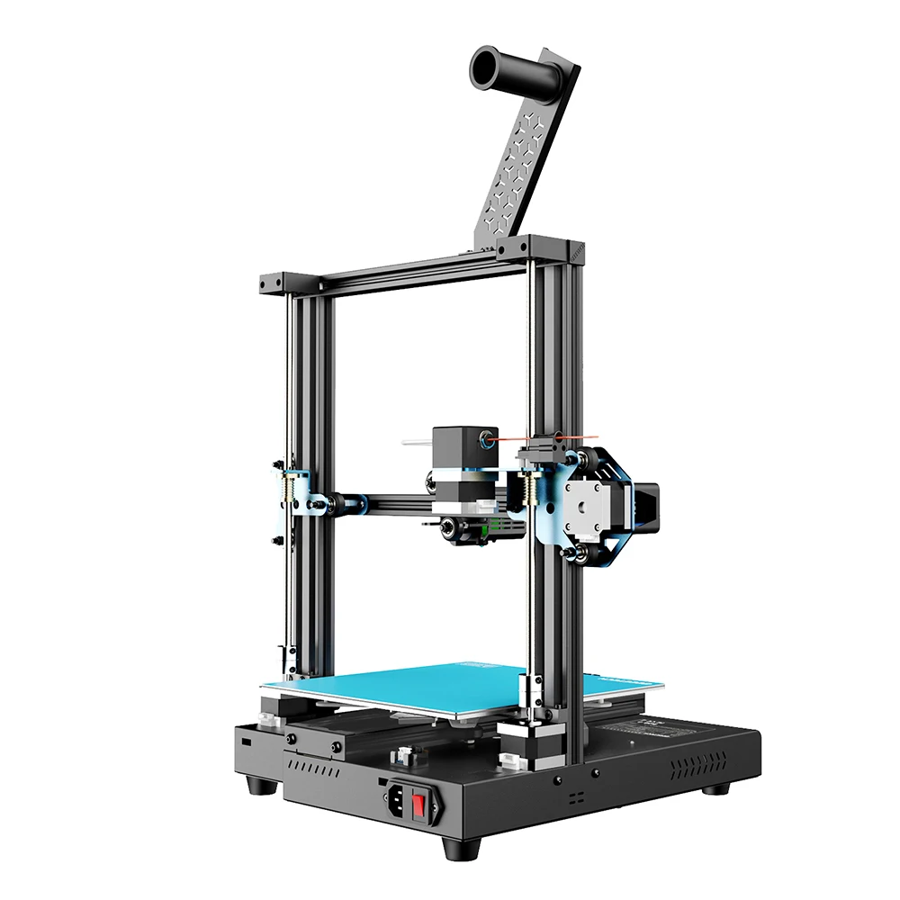 Geeetech-impresora 3D Mizar S FDM, dispositivo BMG de doble unidad con pantalla táctil mejorada, tamaño de impresión de alta precisión 255x255x260mm