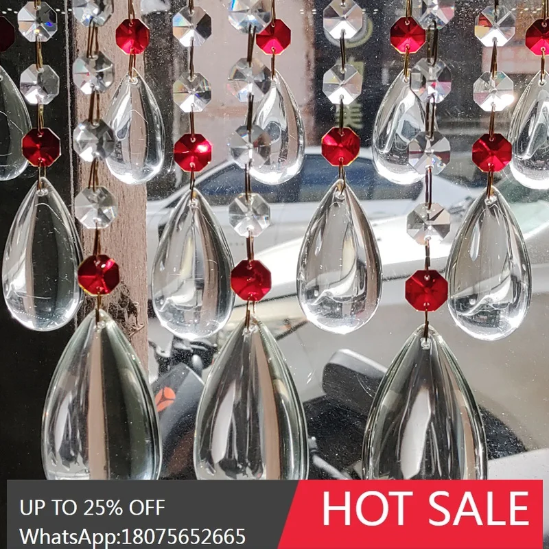 

SGF Crystal Pendant Accessories Collection Decorative Hanging Ornaments First-Class Water Drop Beads