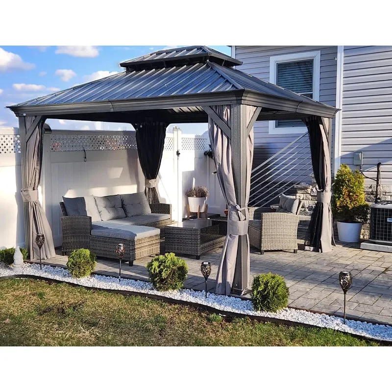 Alexander 10 x 12 Hardtop Gazebo Aluminum Frame