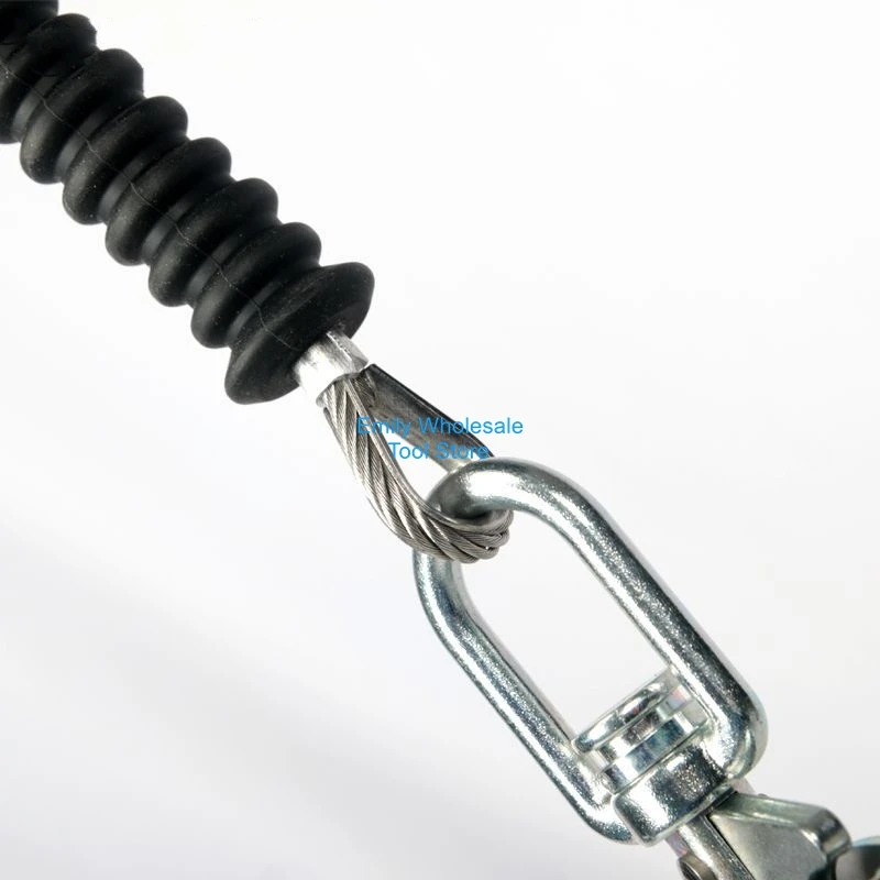 Aerial work self-locking speed differential fall arrester galvanized steel rope aerial fall arrest brake ware retarder