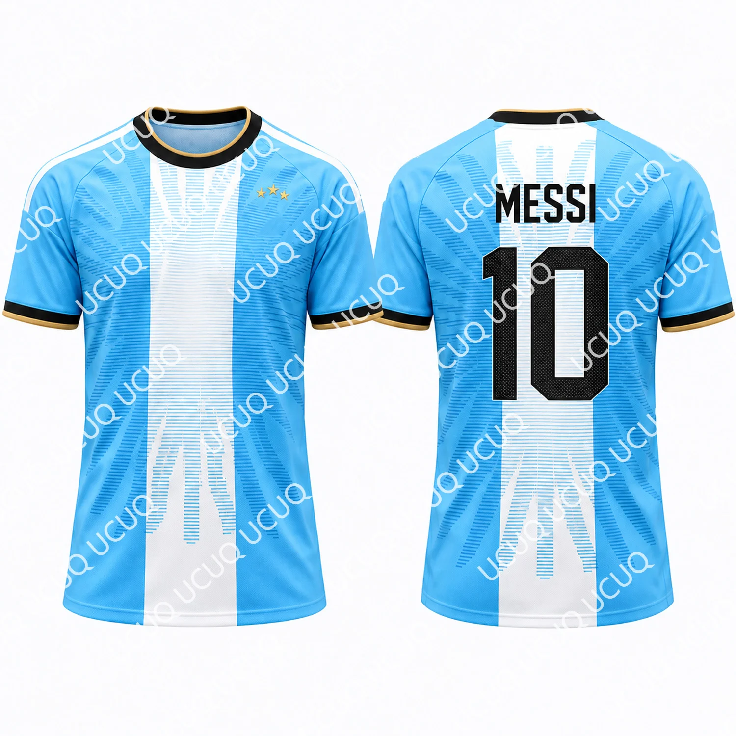 Messi 2026 Special Edition Fußballtrikot Herren Damen Fan Fußballshirt Kurzarm Grafik Sport-Oberteil Geschenk