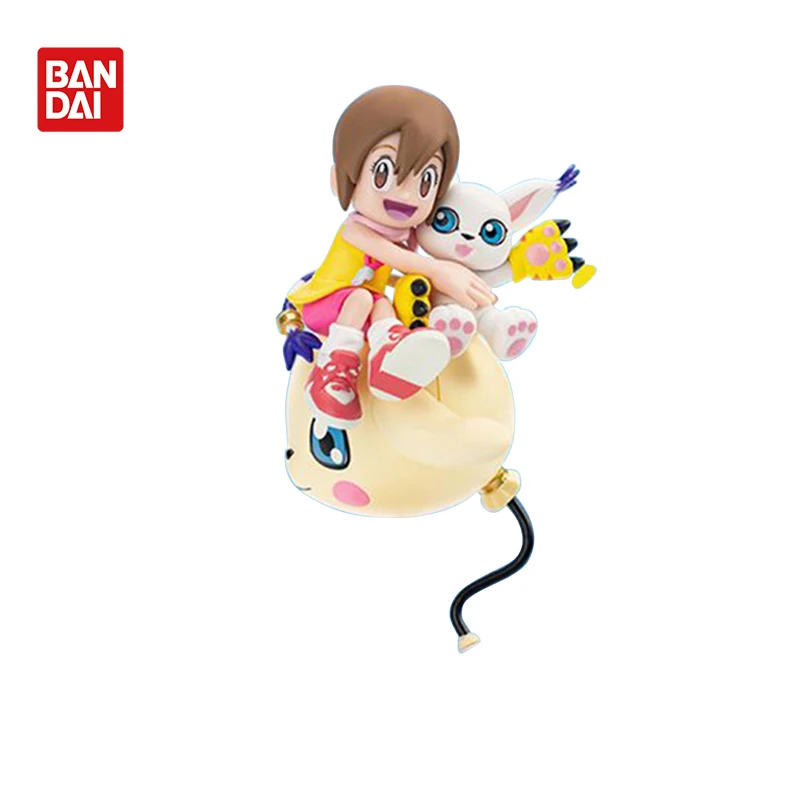 BANDAI Original Digimon Adventure Animation Game Peripheral Toy Agumon Gabumon Boxed Gacha Anime Action Model Figures Collection