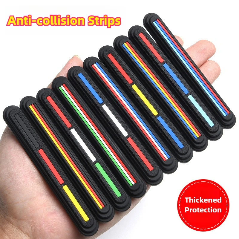 

4 шт., противоударная полоса для двери автомобиля, защитная полоса для края двери, бампера, угловая защита, зеркало заднего вида, наклейки против царапин