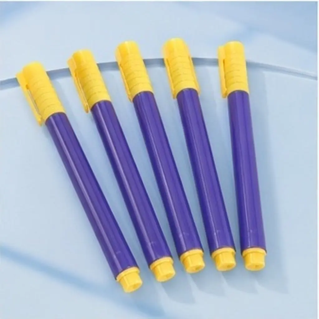 5Pcs Water-Based Money Checker Pen Compact Currency Marker for Cash Handling Offices Shops Outdoor Use Long-Lasting Visible