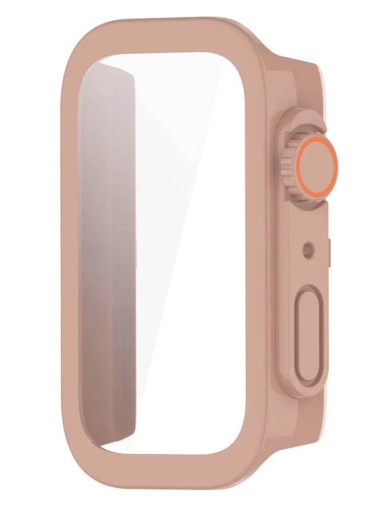 Para Redmi Band 3 cubierta dura de PC con película de vidrio templado duro carcasa de reloj para Xiaomi Band 9 funda decorativa de reloj activo
