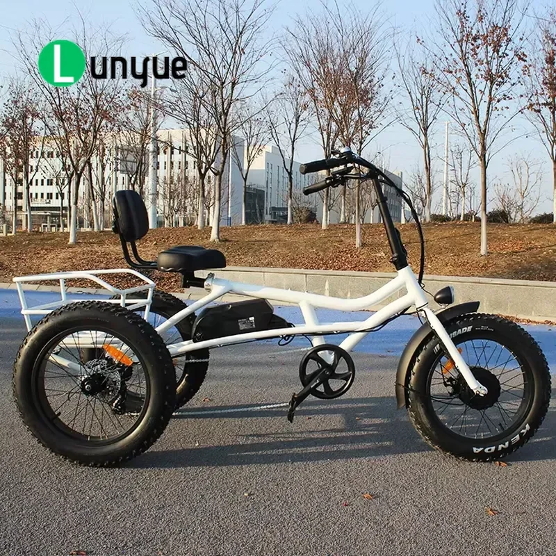 Folding Electric Tricycle for Elderly 3 Wheel Pedal E-Bike Compact Foldable Design Easy Storage Urban Commuting Mobility Aid
