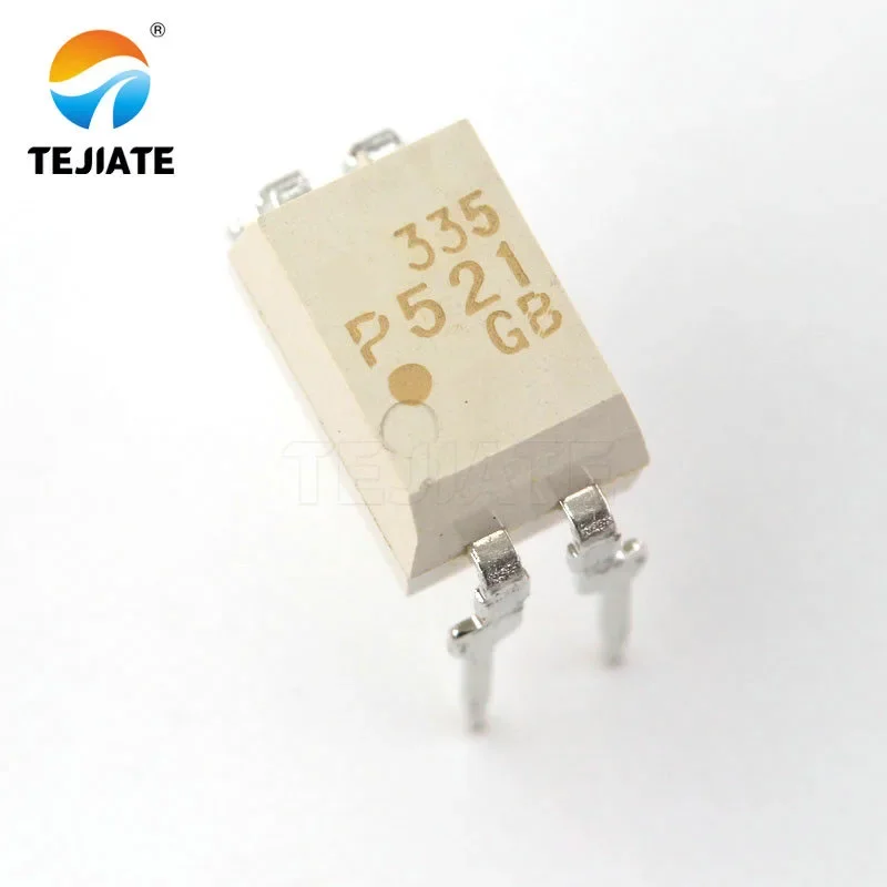 1Pack TEJIATE Optocoupler TLP521 P521 SOP-4 SMD Transistor Photoelectric Output Optical Isolator Imprint 335 409 1420