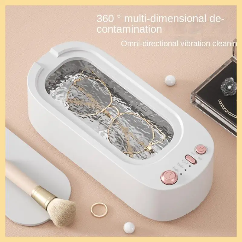 

Ultrasonic Jewelry Cleaner Machine, Professional Sonic Jewelry Cleaner With 3 Timer Modes For Glasses, Jewelry Durable Green
