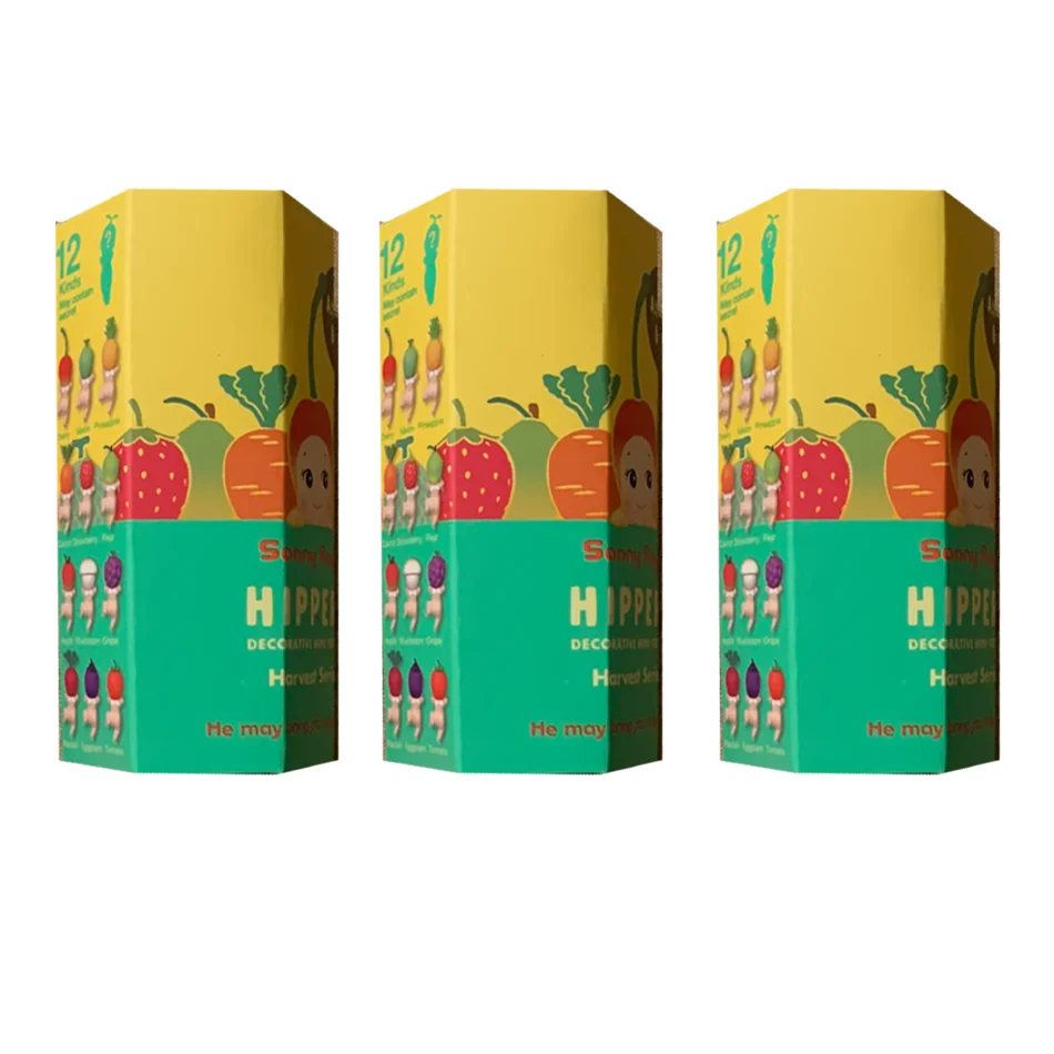 1-12 Stück Obst-Gemüse-Kopf Mini Liegende Puppe Blind Box Niedliche Bildschirm-Figuren Desktop-Auto-Ornament Sammlerstück Spielzeug Geburtstagsgeschenk