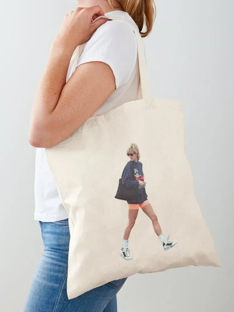 Princess Diana Streetwear Transparent Tote Bag hand bag shopping bags foldable tote bag men's large tote