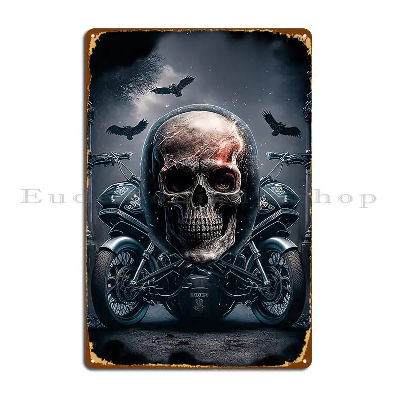 Stroll In The Graveyard Metal Sign Wall Decor Wall Decor Cave Personalized Mural Tin Sign Poster