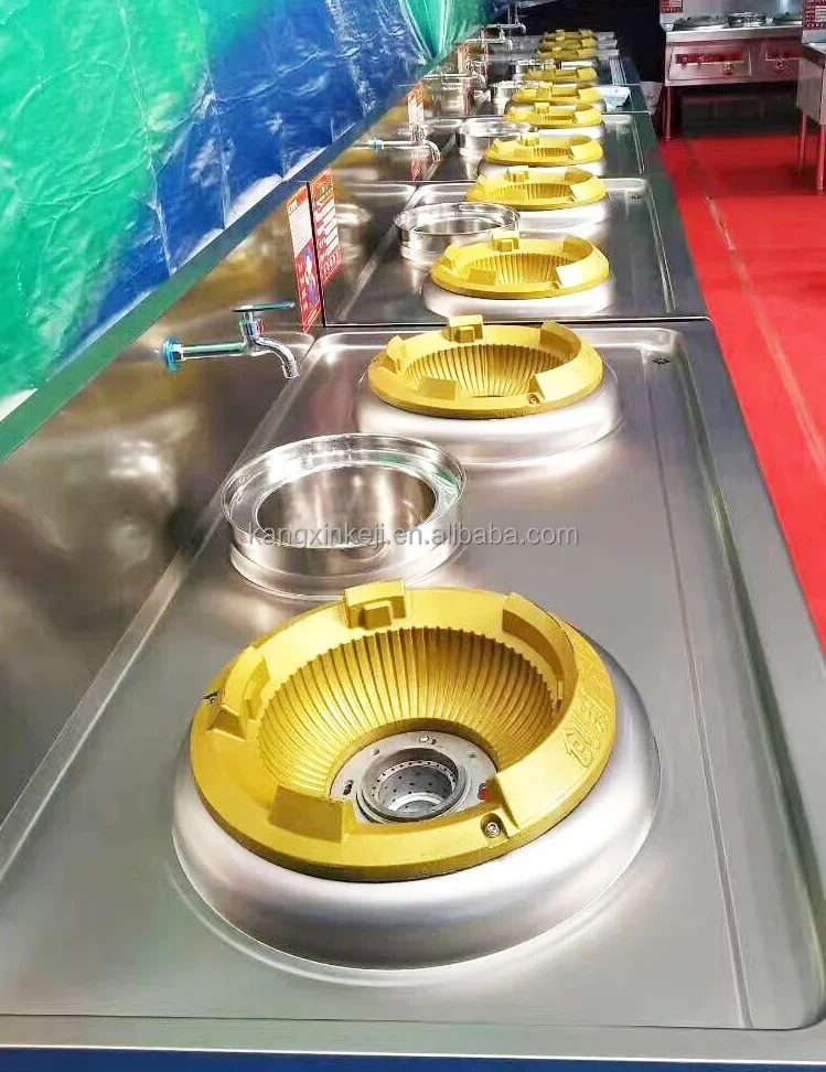 Commercial Gas Stove Restaurant Single Double Burner Cooker Raging Fire Hotel Kitchen Liquefied Gas Stove