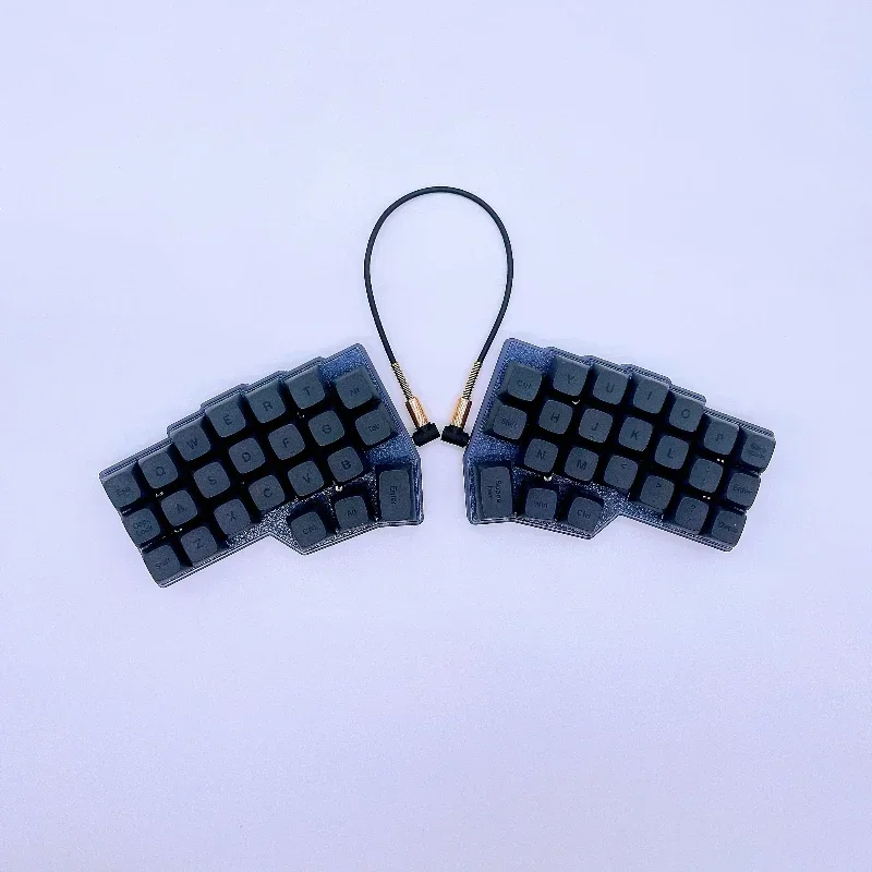 CORNE Split Keyboard Ergonomics Custom Wired Single-mode Vial Keyboard Custom Diy QMK Firmware RGB Backlight Hot Plug Corne Kit