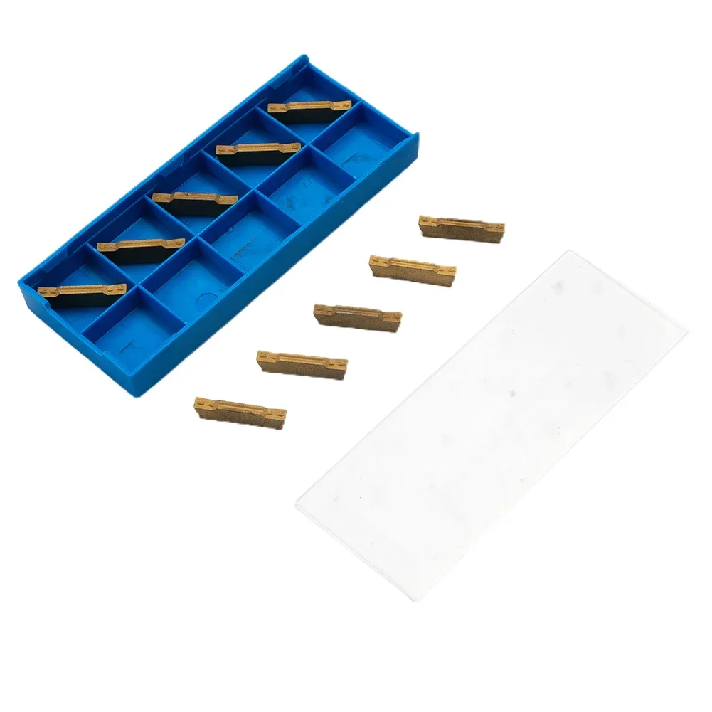 NC3020 MGMN300-M Insert 3.0mm CNC Carbide Grooving Insert MGMN300-M Tool 10Pcs Wood Aluminum Manual Inspection