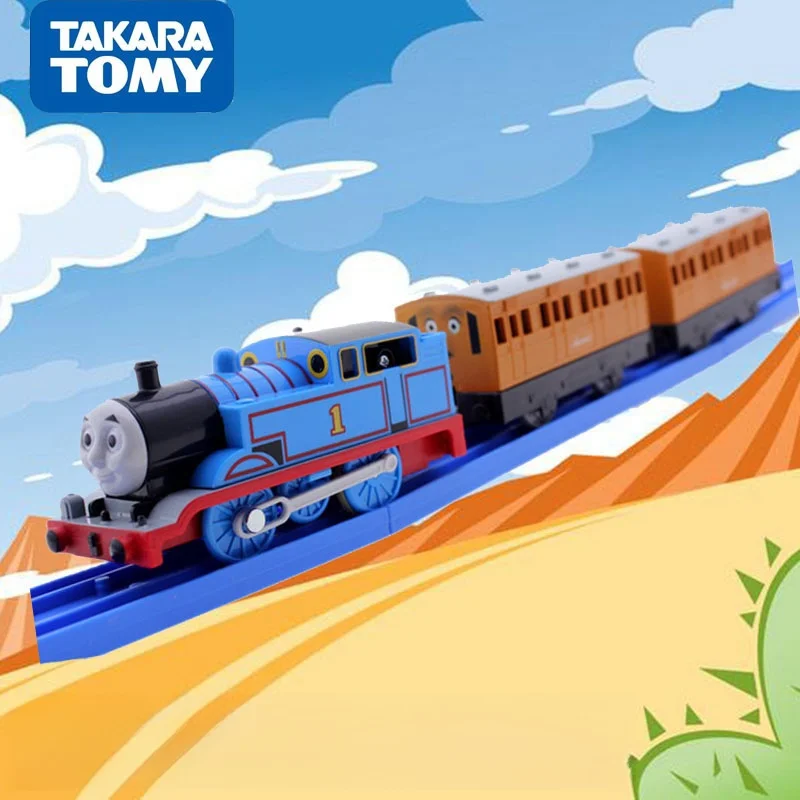 TAKARA TOMY track toy model Thomas Train Annie and Clarabelle carriage, boy toys, perfect for holiday gifts to friends.