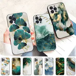 Luxury Gold Foil Phone Case For iPhone 6 7 8 Plus 11 12 13 14 Pro SE 2020 MAX Mini X XS XR Back Funda Cover