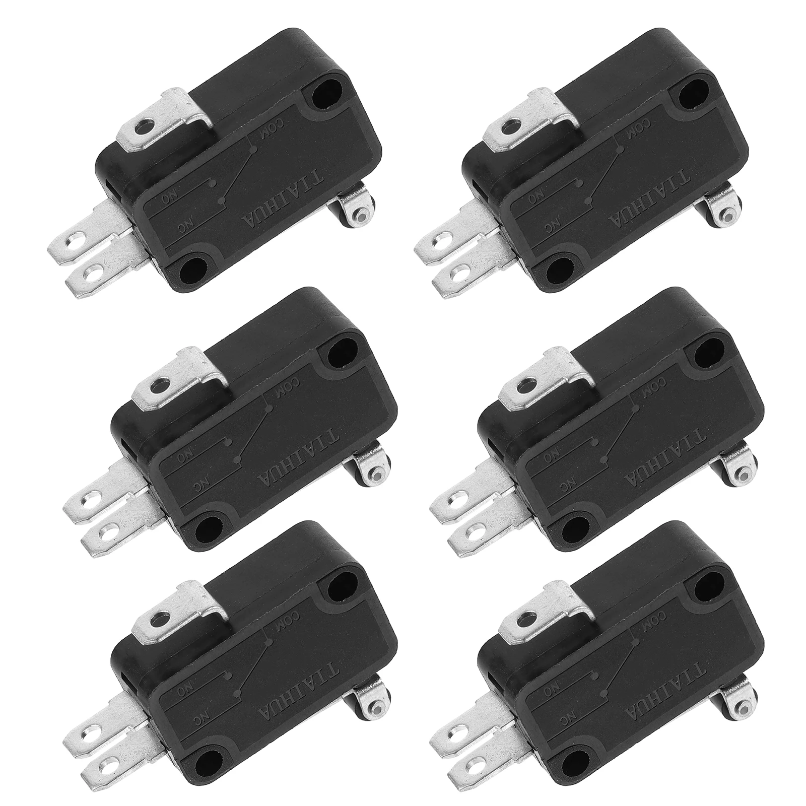 

10pcs V-155-1C25 Micro Short Roller Lever Arm Switch 15A 250Vac Red Black Spdt Microswitch For Automation Control Electrical